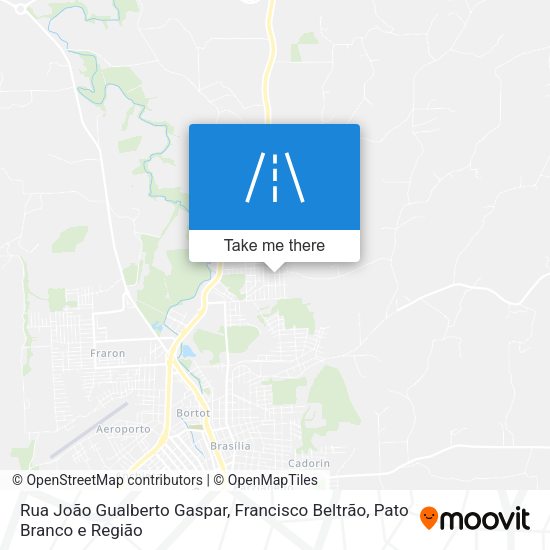Rua João Gualberto Gaspar map