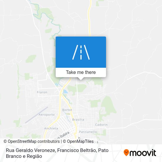 Rua Geraldo Veroneze map