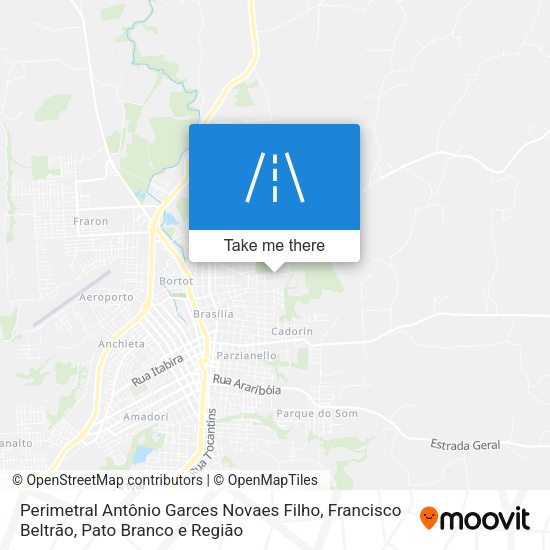 Perimetral Antônio Garces Novaes Filho map