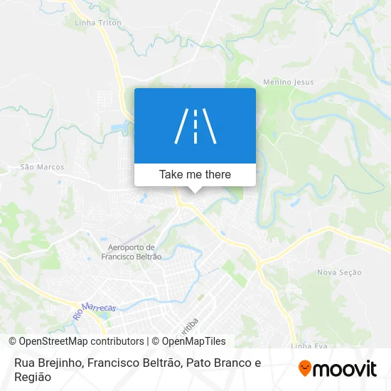 Rua Brejinho map