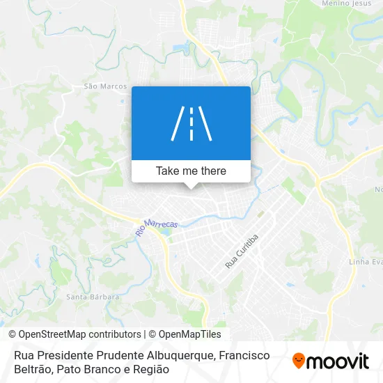 Rua Presidente Prudente Albuquerque map