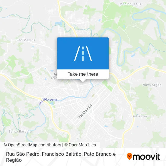 Rua São Pedro map