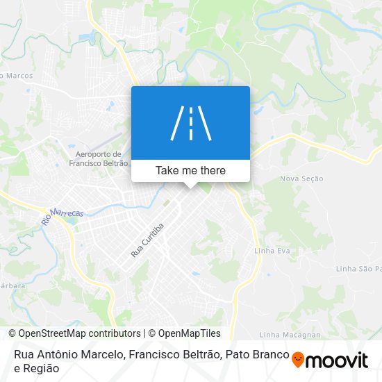 Rua Antônio Marcelo map