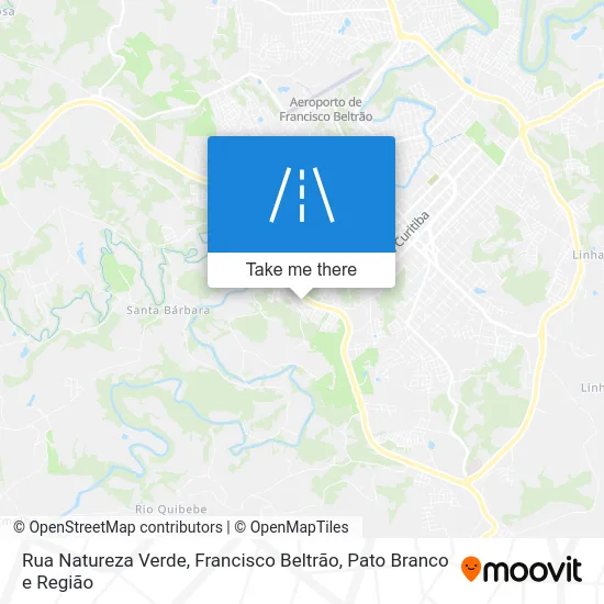 Rua Natureza Verde map