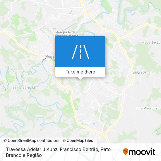 Travessa Adelar J Kunz map