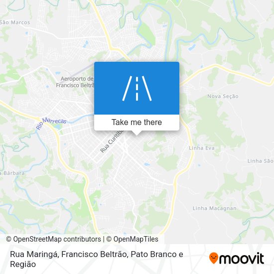 Rua Maringá map