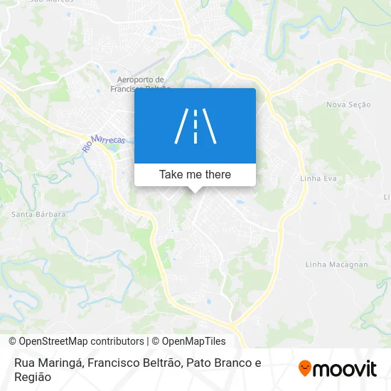 Rua Maringá map