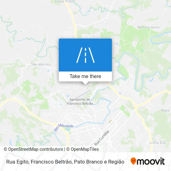 Rua Egito map