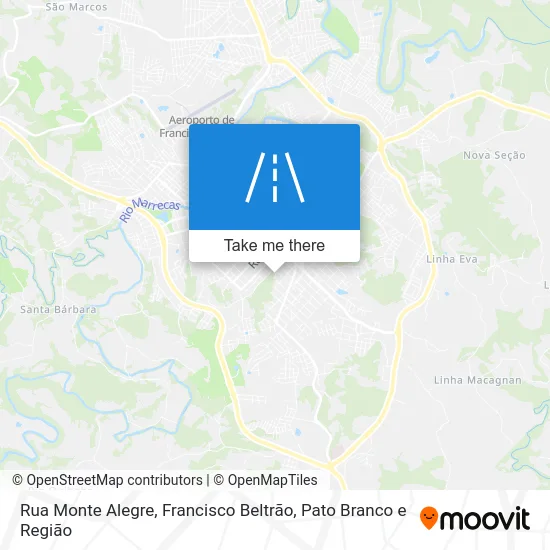 Rua Monte Alegre map
