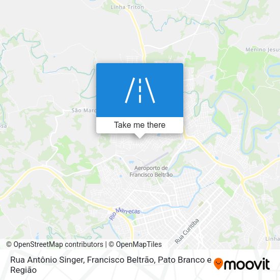 Rua Antônio Singer map
