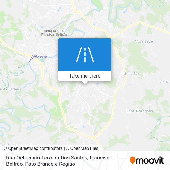 Rua Octaviano Teixeira Dos Santos map