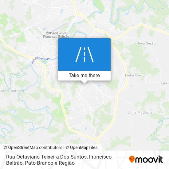 Rua Octaviano Teixeira Dos Santos map
