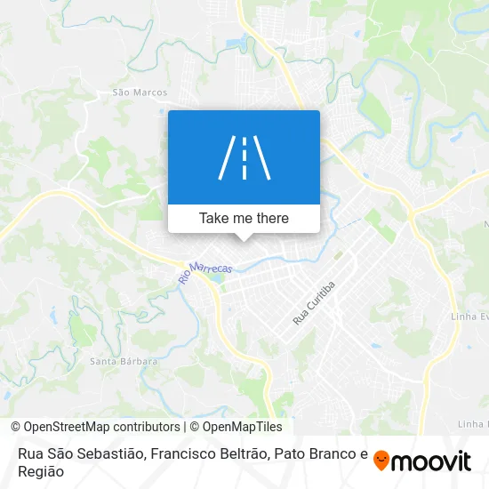Rua São Sebastião map