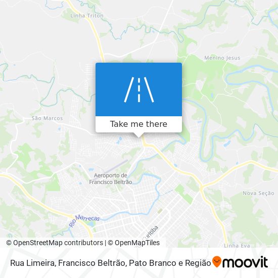 Rua Limeira map