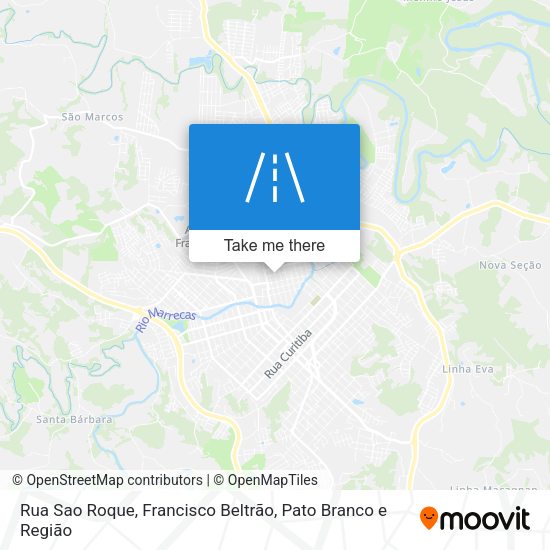 Rua Sao Roque map