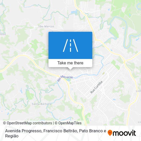 Avenida Progresso map