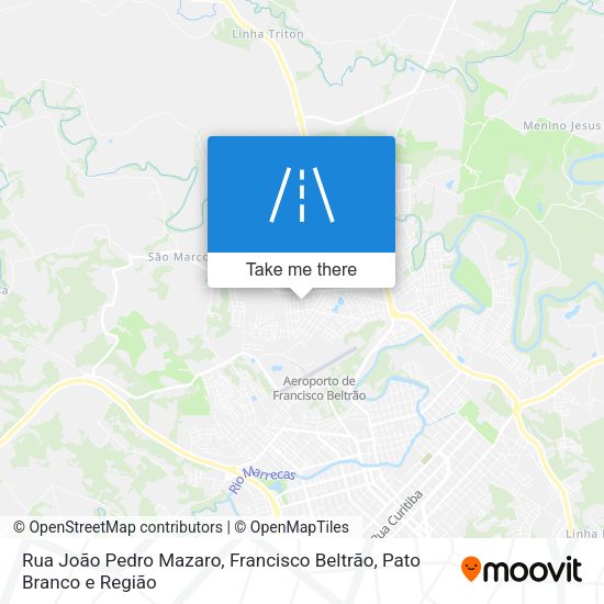 Rua João Pedro Mazaro map