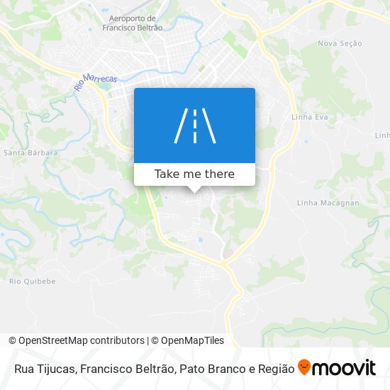 Rua Tijucas map