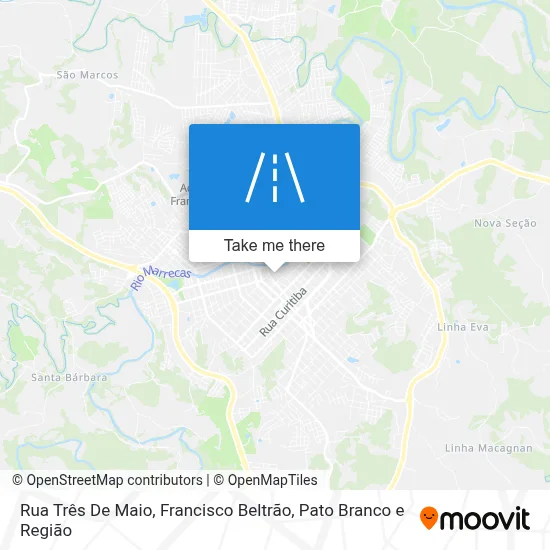 Rua Três De Maio map