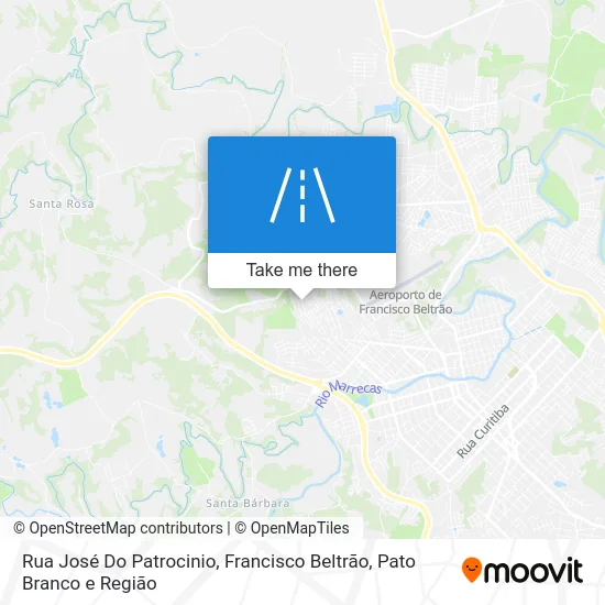 Rua José Do Patrocinio map