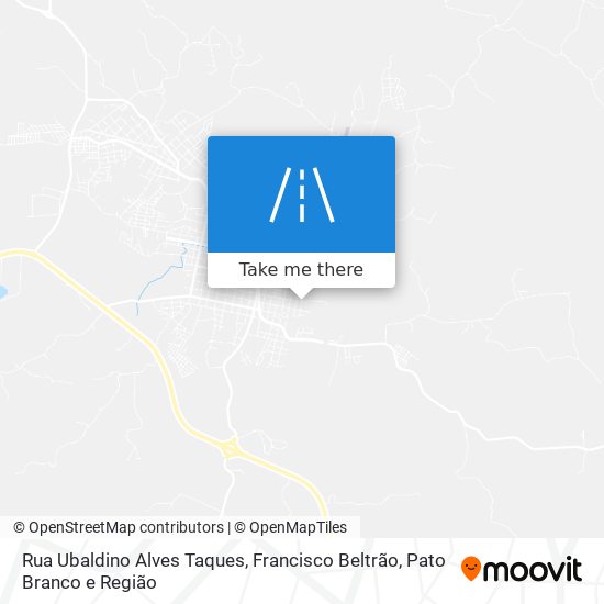 Rua Ubaldino Alves Taques map