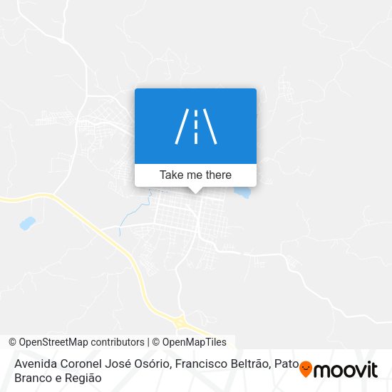 Avenida Coronel José Osório map
