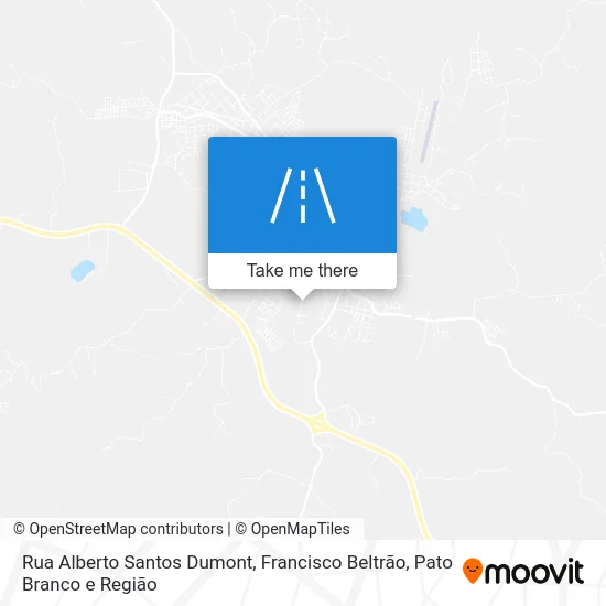 Rua Alberto Santos Dumont map