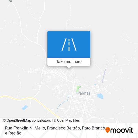 Rua Franklin N. Mello map