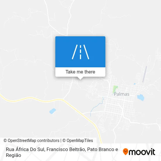 Rua África Do Sul map