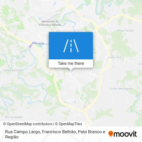 Rua Campo Largo map