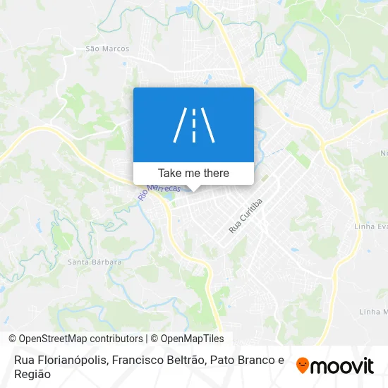 Rua Florianópolis map