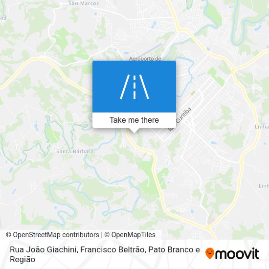 Rua João Giachini map