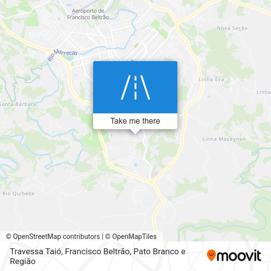 Travessa Taió map