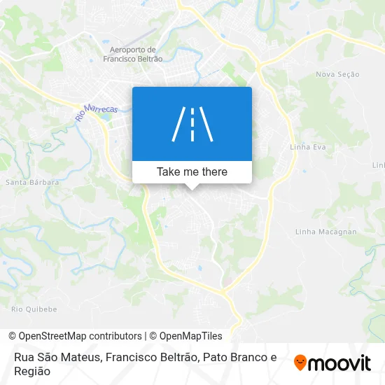 Rua São Mateus map