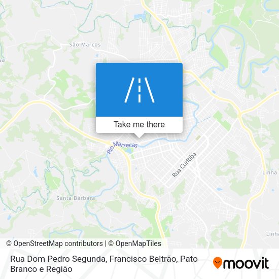 Rua Dom Pedro Segunda map