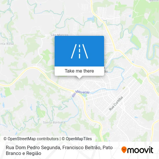Rua Dom Pedro Segunda map