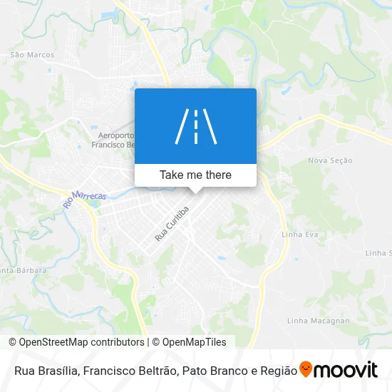 Rua Brasília map