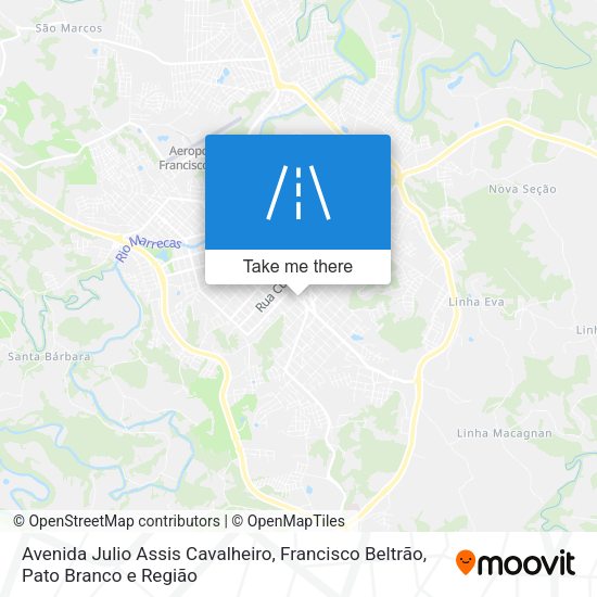 Avenida Julio Assis Cavalheiro map