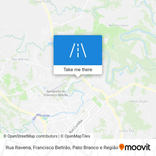 Rua Ravena map