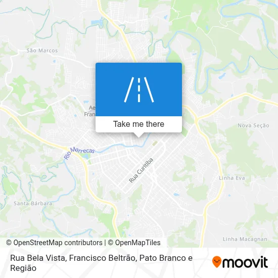 Rua Bela Vista map