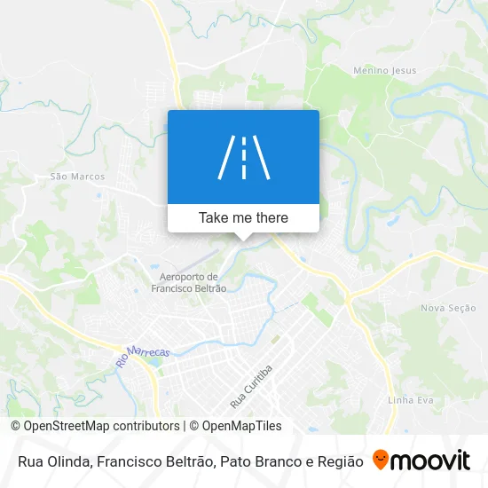 Rua Olinda map