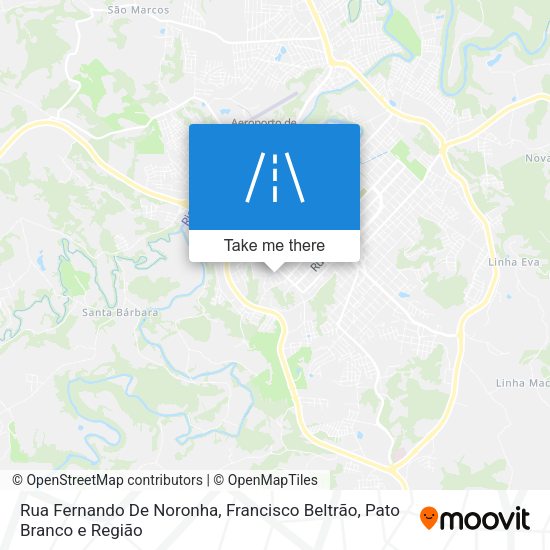 Rua Fernando De Noronha map