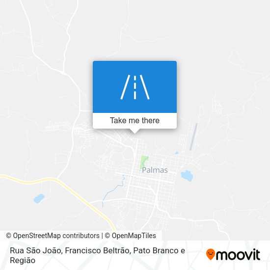 Rua São João map
