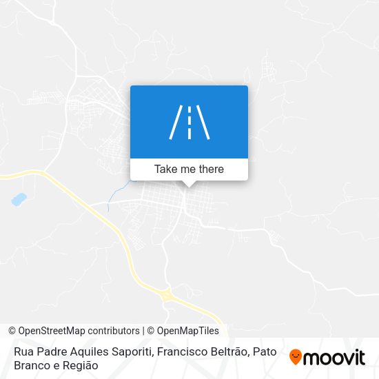 Rua Padre Aquiles Saporiti map
