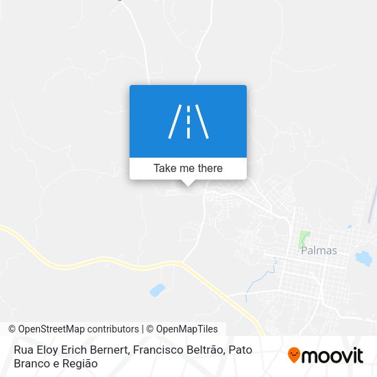 Rua Eloy Erich Bernert map