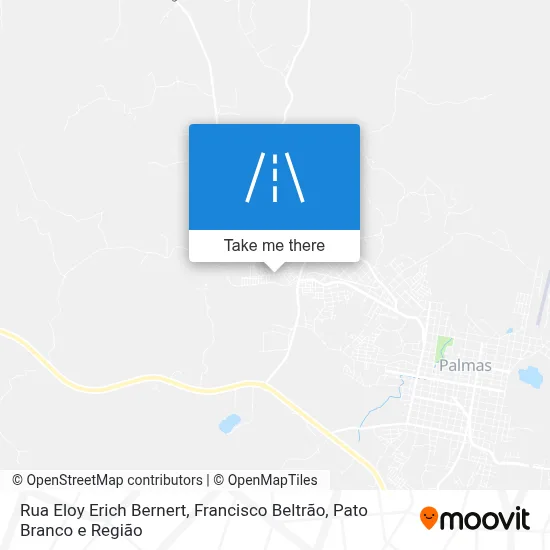 Rua Eloy Erich Bernert map