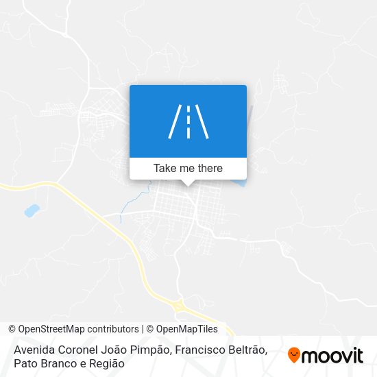 Avenida Coronel João Pimpão map