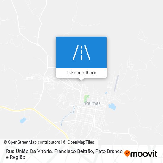 Rua União Da Vitória map