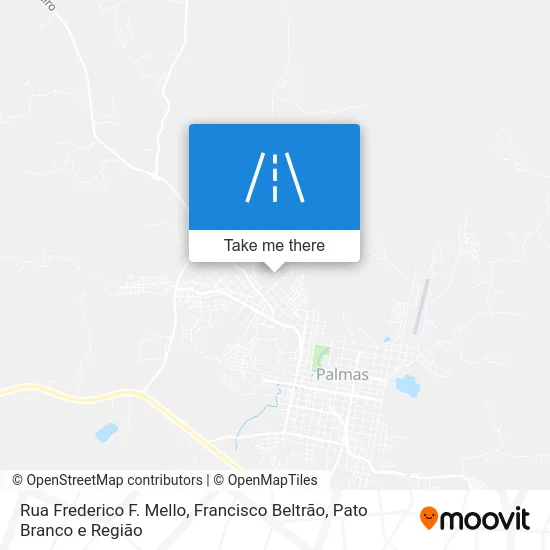 Rua Frederico F. Mello map