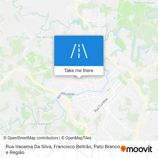 Rua Iracema Da Silva map